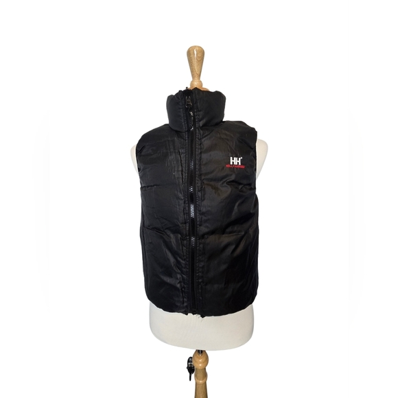 Helly Hansen Reversible Puffer Vest Blue Black Size M Streetwear Cozy Fall - Picture 4 of 10